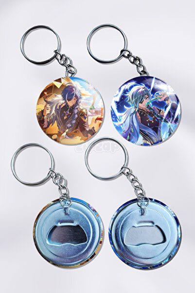 ZipZap Kaeya Genshin Impact Διακοσμητικό Μπρελόκ για Τσάντα (2 ΤΕΜΑΧΙΑ)