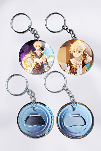 ZipZap Διακοσμητικό Μπρελόκ Τσάντας Aether Genshin Impact (2 ΤΕΜ)