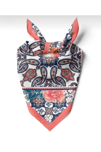 618 CONCEPT 55X55 Colorful Chinese Bandana/ Scarf