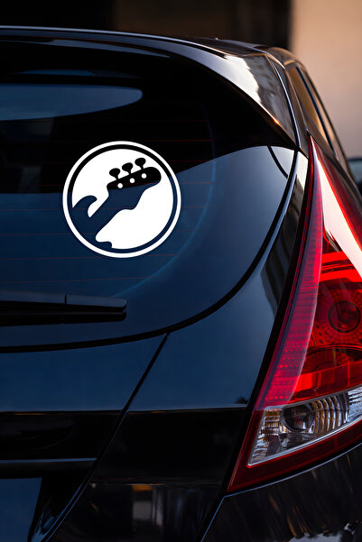 MIGNATIS Guitar Car Sticker - Electric Guitar Car Windshield Sticker - Music ...