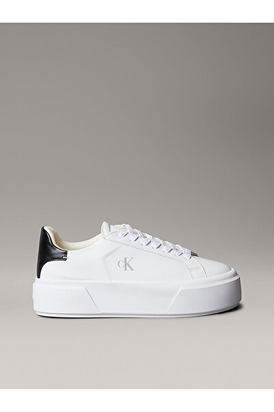 Calvin Klein FLATFORM LACE UP LTH, 01W