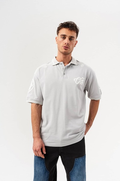 go gang own Μπλουζάκι Oversize με λεπτομέρεια κεντήματος Stonepath και λαιμόκ...