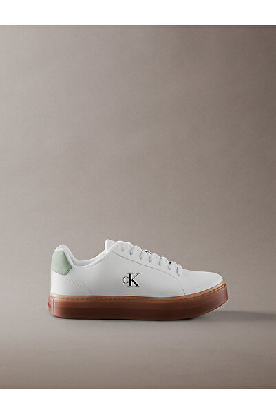 Calvin Klein Men's Classic Cupsole Laceup Leather Sneaker