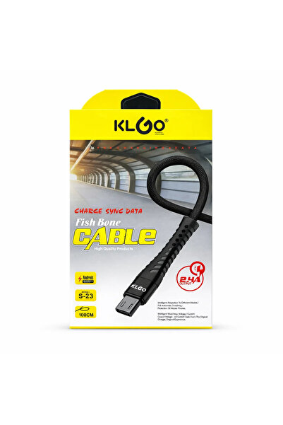 AT Performance KLGO S-23 Καλώδιο Φόρτισης Micro USB 2.4A Γρήγορης Φόρτισης σε...