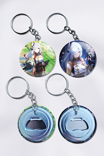 ZipZap Στολίδι Τσάντας Shenhe Genshin Impact με Μπρελόκ (2 ΤΕΜ)