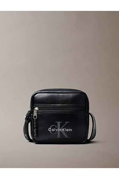 Calvin Klein Men's Bold Logo Detailed Webbing Shoulder Bag