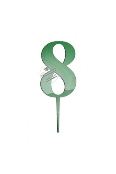 Decoratiuni Dulci Διακοσμητικό στολίδι από πλεξιγκλάς, κλασική γραμματοσειρά ...