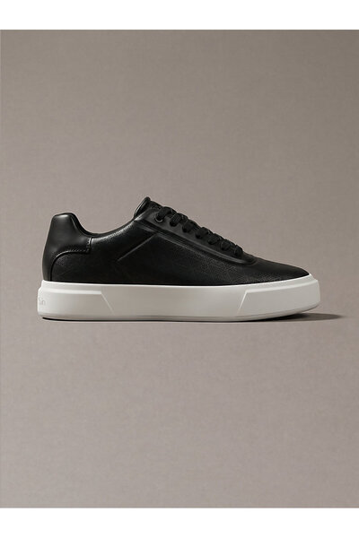 Calvin Klein Kadın Basket Cupsole Oxford Deri Sneaker