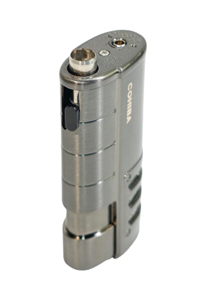 COHİBA 3 Torch Pürmüz Delicili Gunmetal Puro Çakmağı