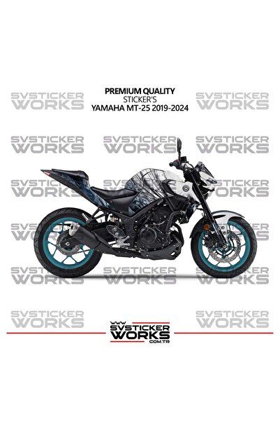ARONA Yamaha MT-25 Kaplama Sticker Venom Design Motor Kaplama Modeli Hazır Ki...