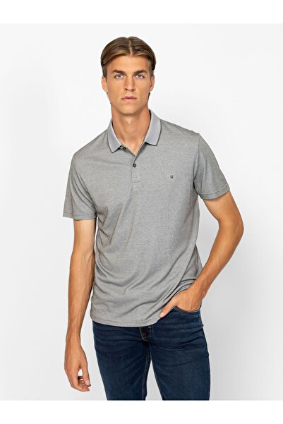 Heavy Tools Tricou polo bărbătesc DRANCO gri M