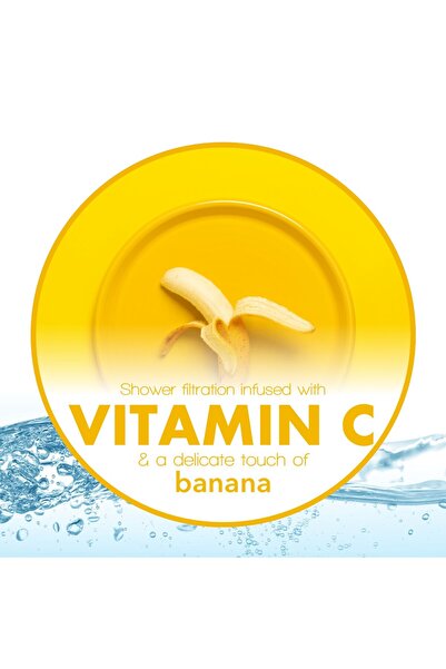 Be-Vita Korean Vitamin Shower Filter - Anti Hair Loss - Prevents Dry Skin (Banana)