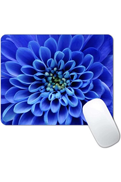 NASAQ Canflashion Blue Flower Mouse Pad