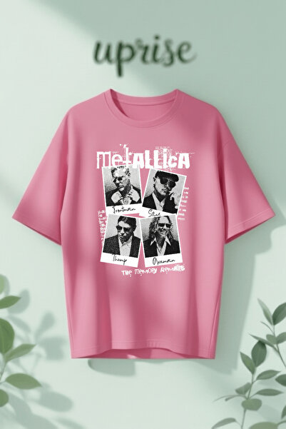 Vordevia Μπλουζάκι Oversize από βαμβάκι με στάμπα Metallica