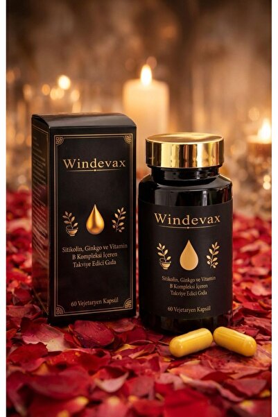 Windevax 60 Kapsül - Sitikolin, Ginkgo, B1 Vitamini, B6 Vitamini, B12 Vitamin...