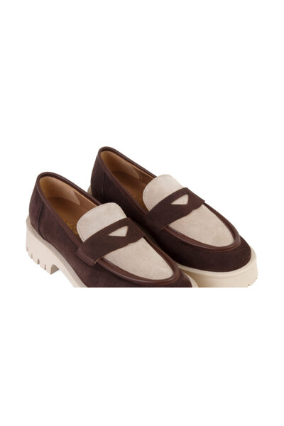 ANNASIA SHOES Mocasini OLIVIA - Piele Maro