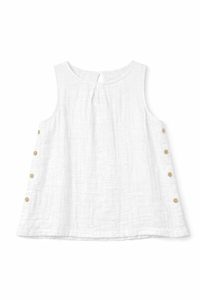 muslinatelier muslin yani dugmeli bluz