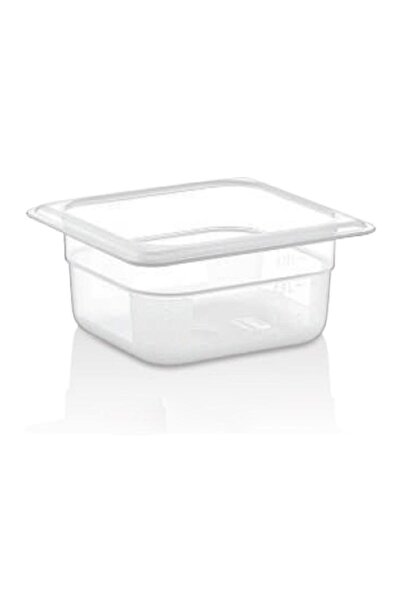 GastroPlast GN 1/6-100 mm Gastronom Küvet, Polipropilen - GNPP16100