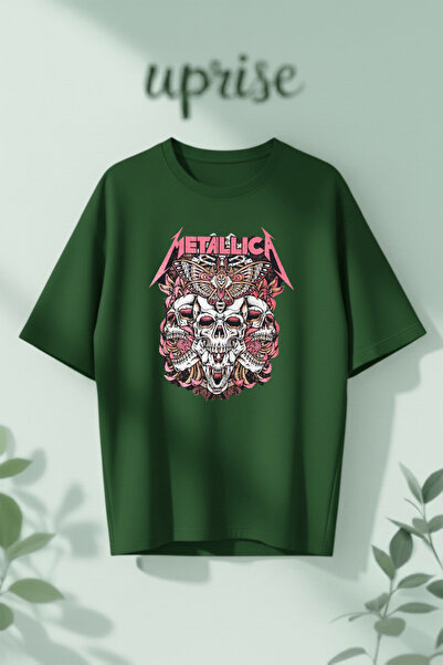 Vordevia Μπλουζάκι Oversize από βαμβάκι με στάμπα Metallica