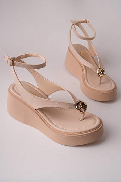 Madam Tarz KCL-DL59 Σανδάλια Σαγιονάρες με Σόλα Πλήρωσης