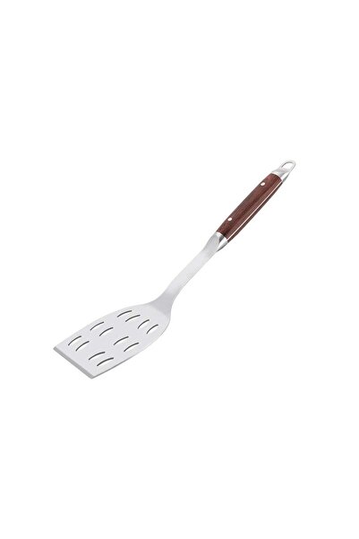 AL SANIDI Spoon Cooking Stainless Steel, Silver, 47*11 cm