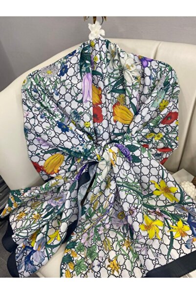 Oxygen Scarfs Floral Pattern Cotton Soft Shawl 65355
