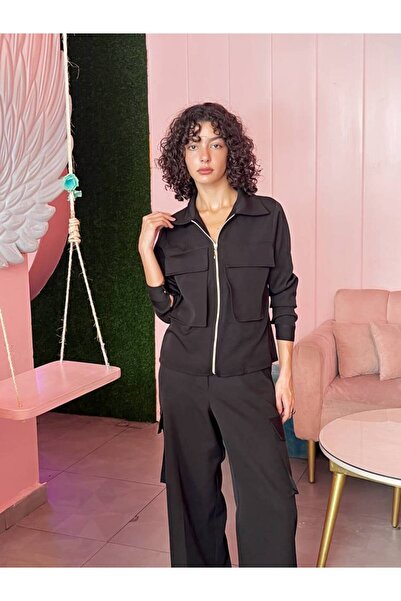 Dakakeen Concept Black Autumn Linen Set – Premium French Linen Two-Piece, Lig...