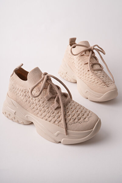 Madam Tarz KCL-SP2024 Αθλητικά Πλεκτά Είδη με Σόλα Αέρα και Πέτρες