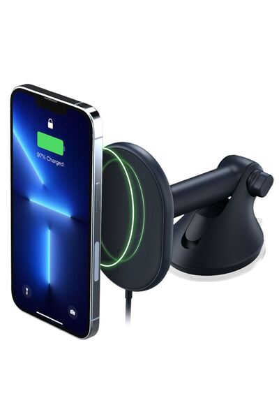 iOttie Velox MagSafe Μαγνητική Ασύρματη Βάση για Ταμπλό & Παρμπρίζ