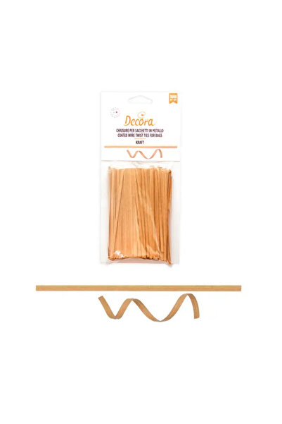 DECORA Χρυσά Μεταλλικά Συρματάκια για Τσάντες, 12 εκ., 1000 τεμάχια