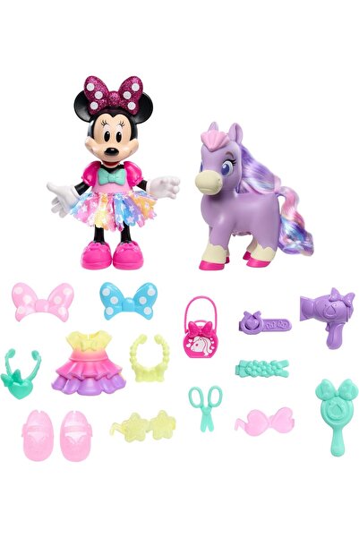 Disney Junior Minnie Mouse Groom & Glam Pony Set 88239