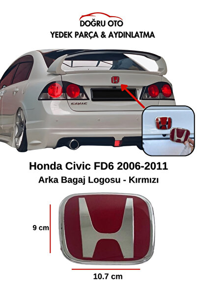 DOĞRU TİCARET AUTO PARTS شعار هوندا سيفيك FD6 للجزء الخلفي من صندوق السيارة ب...