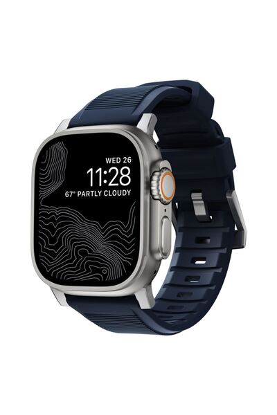 Nomad Ανθεκτικό Λουράκι, ατλαντικό μπλε - Apple Watch Ultra 2/1 49mm 9/8/7 45...