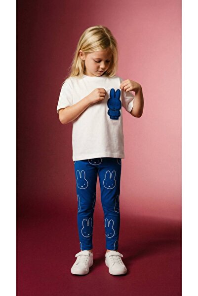 JuraKids Girl's Tights Set Printed T-Shirt Casual Comfortable 2-Piece Set
