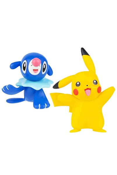 Sunman Pokemon Battle 2-Figure Set Pok/Pkw3355-C - Pikachu and Popplio