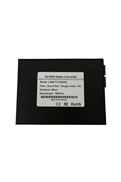 FX/TX Media Converter SM SC 100Mbps 80KM Single Mode Fiber Converter