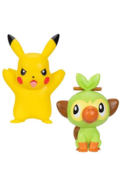 Sunman Pokemon Battle 2-Figure Set Pok/Pkw3355-B - Pikachu and Grookey