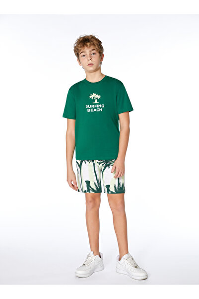 Elsima Men's Waiter Boy Short Sleeve Shorts Pajama Set Summer