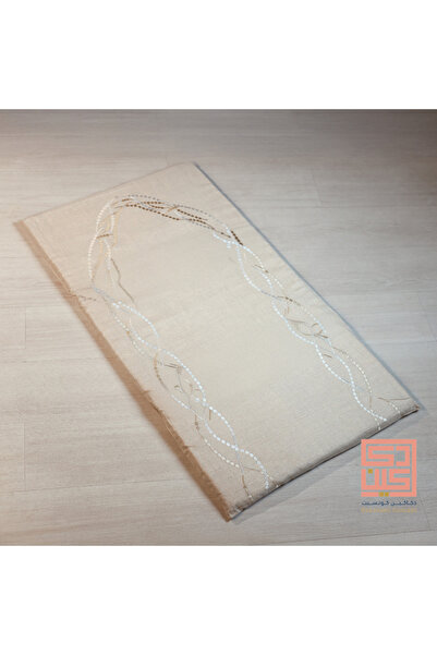 Dakakeen Concept Ivory White Memory Foam Prayer Mat – Dakakeen Al Khair Ivory...