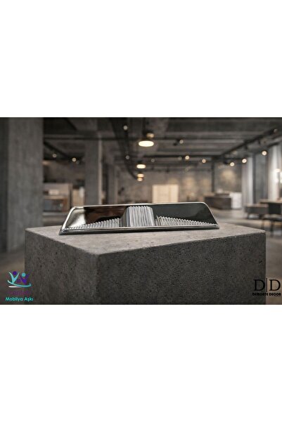 DEMONTE DECOR مقبض خزانة، درج، أثاث (سعر القطعة) فضي