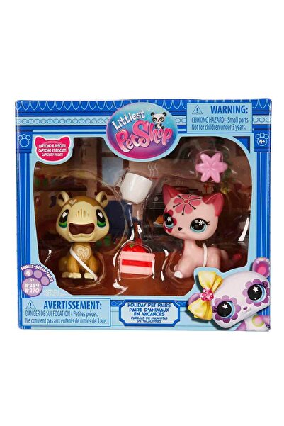 Littlest Pet Shop Minişler 2’li Figür Seti S4 - 269&amp;270 Kapibara Ve Shorthair Kedi