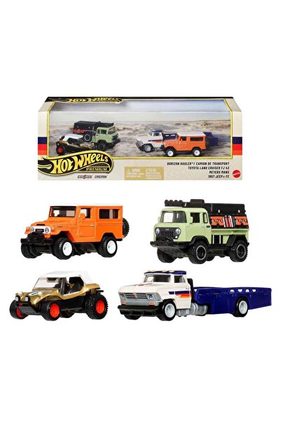 HOT WHEELS 1:64 Premium Araba Koleksiyon Seti GMH39 - Jhw42 Horizon Hauler'Li...