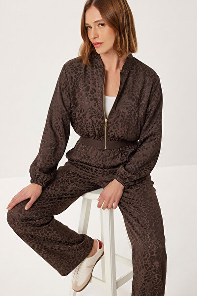 Lovelyİstanbul Σετ Επιφανειών Σατέν με Σχέδια LCI0068 ΚΑΦΕ