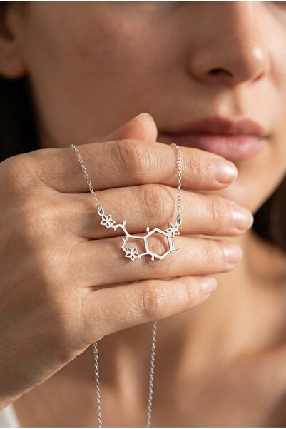 Chexa 925 Ayar Gümüş Minimalist Serotonin Gümüş Kolye