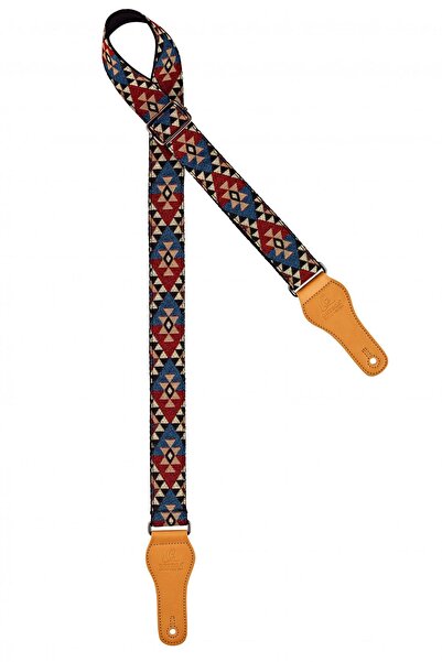 Ortega OCS-440U Πολύχρωμος Βαμβακερός Ιμάντας Ουκουλέλε, 37 χιλιοστά, Ρυθμιζό...