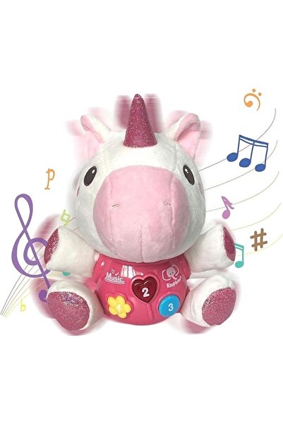 Salamandra Kids Jucarie Educativă Unicorn Interactiv de Plus cu Muzică și Lumini