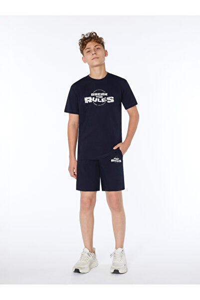 Elsima Men's Waiter Boy Short Sleeve Shorts Pajama Set Summer