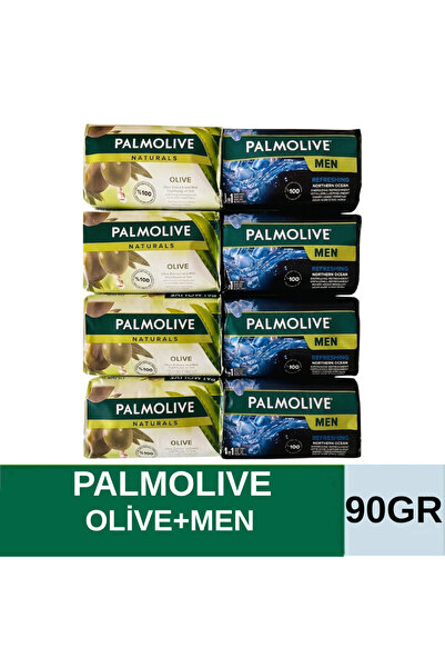 Palmolive POLMOLİVE NATURALS OLİVE + MEN REFRESHİNG EL VE VÜÇUT SABUNU 90GR (...