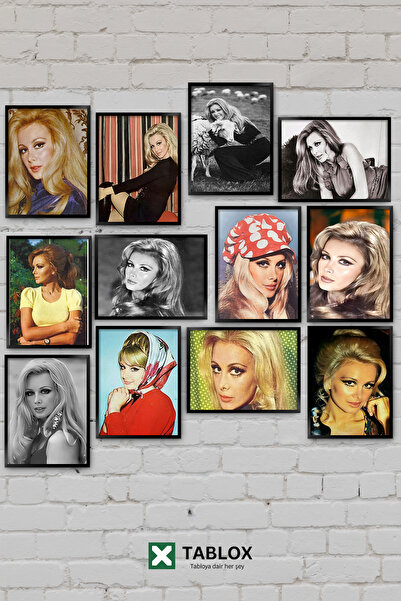 TABLOX 12 Piece Filiz Akın Yeşilçam Cinema Player Turkish Cinema Nostalgia Ae...