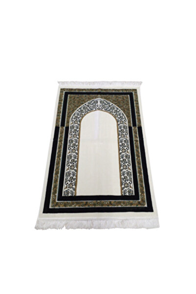 REVE Arenno Premium Quality Velvet Islamic Prayer Mat 70 x 110cm